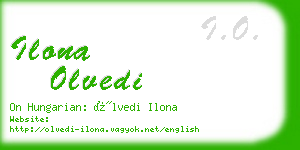 ilona olvedi business card